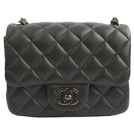 Chanel Mini Crossbody Ramskin Todo Negro Serie