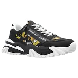 Versace Sneakers basse con logo dettagliato