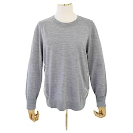 Damenpullover aus mittelgrauer Wolle Meigan - Burberry