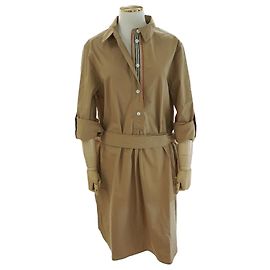 Burberry ABITO BICOLOR SOFFICE CAMMELLO GIOVANNA STP
