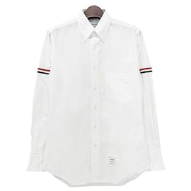 Camicia Oxford classica con fascia in gros-grain sulle maniche - Thom Browne