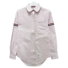 Thom Browne Camicia Oxford Classica con Bracciale a Tre Strisce