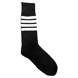 Thom Browne Calcetines de algodón ligeros hasta la mitad de la pantorrilla con tres rayas