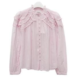 Isabel Marant Faltenbluse CHRISTA Hellrosa