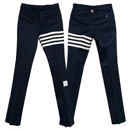 Thom Browne Unkonstruierte Chino-Hosen aus Baumwolltwill