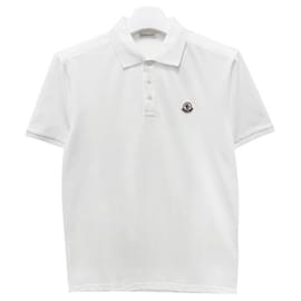 Moncler Polo T-Shirt mit kurzen Ärmeln und Patch