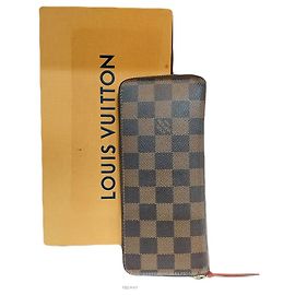 Louis Vuitton Cartera Zippy Damier Clémente para Mujeres