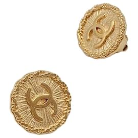 Orecchini a clip CC logo vintage per donne - Chanel