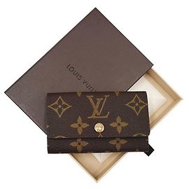 Louis Vuitton Llave de coche Monedero Llavero Monograma Regalo de Aniversario