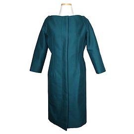 Gucci Teal Green Wool Silk Long Jacket