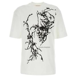 Oversized T-Shirt Skull Blossom - Alexander Mcqueen