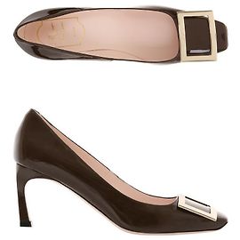 Roger Vivier Trumpet Metal Buckle Pumps Heel