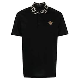 Versace Camisa Polo de Manga Corta