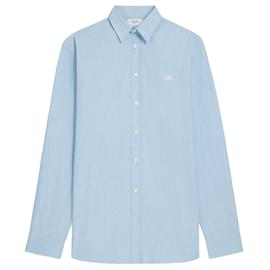 Céline Relaxed Shirt Chambray Cotton Blue Jean