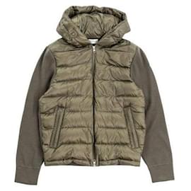 Padded Wool Zip-Up Hoodie - Moncler