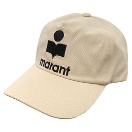 Isabel Marant Cappellino da baseball Tyrony Logo Ecru stampato: ECBK