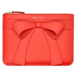 Comme Des Garcons Borsa in Pelle con Grande Fiocco