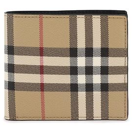 Burberry Check Pattern Bi-fold Wallet