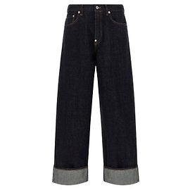 Kenzo Weite Jeans mit umgeschlagenem Saum