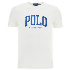 Ralph Lauren Kurzarm-T-Shirt mit Logo-Druck, maßgeschneiderte Slim-Fit