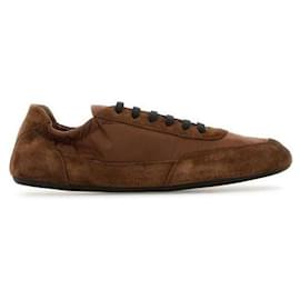 Prada Sneakers in Re-Nylon e Suede Pieghevoli