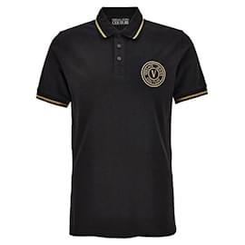 Besticktes Polo-Shirt - Versace