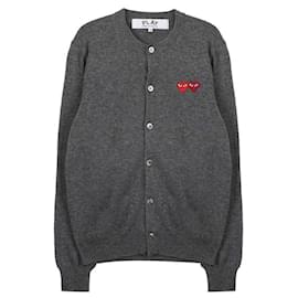 Cardigan mit Doppelherz-Patch - Comme Des Garcons