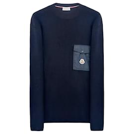 Maglione con Tasca e Logo Moncler