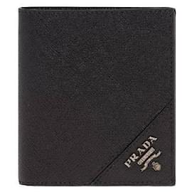 Saffiano Metal Logo Wallet - Prada