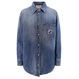 Gucci Chaqueta de Mezclilla Orgánica Lavada