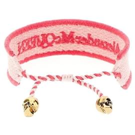 Stoffarmband mit Totenkopf-Logo - Alexander Mcqueen