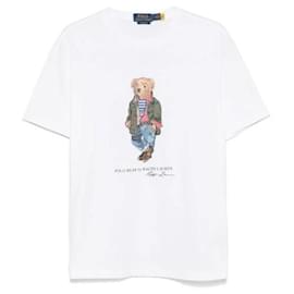 Ralph Lauren T-Shirt aus Baumwolljersey im klassischen Schnitt mit Bär