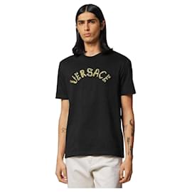 Seashell Baroque Logo T-Shirt - Versace