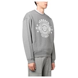 Medusa Badge Sweatshirt mit Druck - Versace