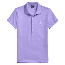 Polo-Shirt aus Stretch-Baumwolle mit gesticktem Pony-Logo, kurzärmlig - Ralph Lauren