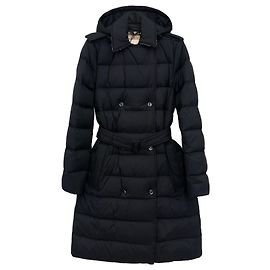 Burberry Cappotto in piuma d'oca di lunghezza media per donna con cintura