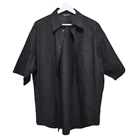 Balenciaga Camicia a maniche corte large fit Tape Type