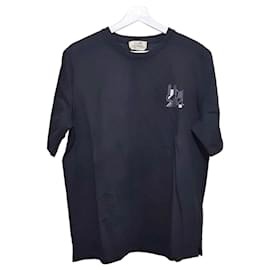 Mini-Leder-Patch T-Shirt mit kurzen Ärmeln - Hermès