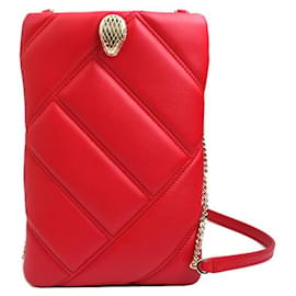Bulgari Serpenti Mini Crossbody Rosso