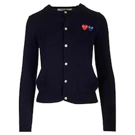 Cardigan mit Doppelherz-Patch AX - Comme Des Garcons