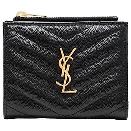 Saint Laurent Portefeuille matelassé monogramme