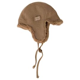 Chapéu Trapper de Lã e Cashmere - Miu Miu