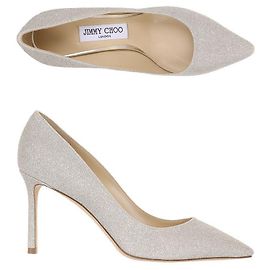 Jimmy Choo Romy Décolleté in Ghiaccio Platino