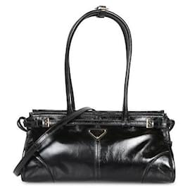 Mittlere Lederhandtasche - Prada
