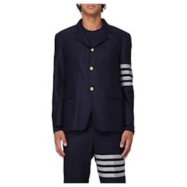 Flannel Unstructured Sports Coat - Thom Browne