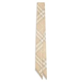 Sciarpa in seta vintage reversibile skinny - Burberry