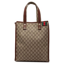 Gucci Beige GG Supreme Web Tote