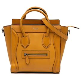 Celine Gelbe Nano Leder Reisetasche - Céline