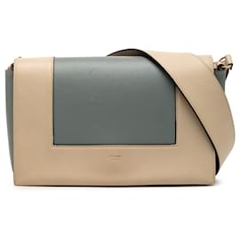 Borsa a spalla in pelle blu Celine - Céline