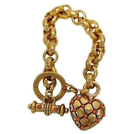 Bracciale in metallo dorato Loewe